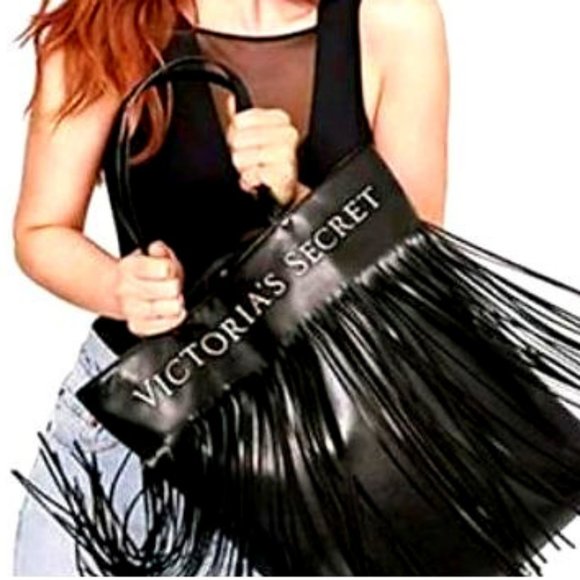 Victoria's Secret 2018 Limited Edition Flirty Fringe Tote Bag - Style# 11140761 - Picture 1 of 11
